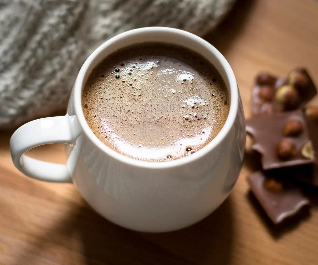chocolate quente sem açucar
